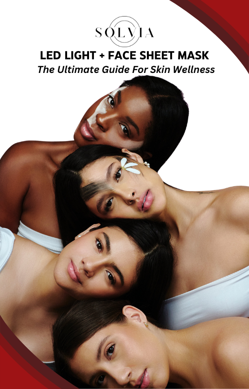 Solvia LED Light Therapy Face Mask Bundle