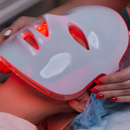 Solvia LED Light Therapy Face Mask Bundle